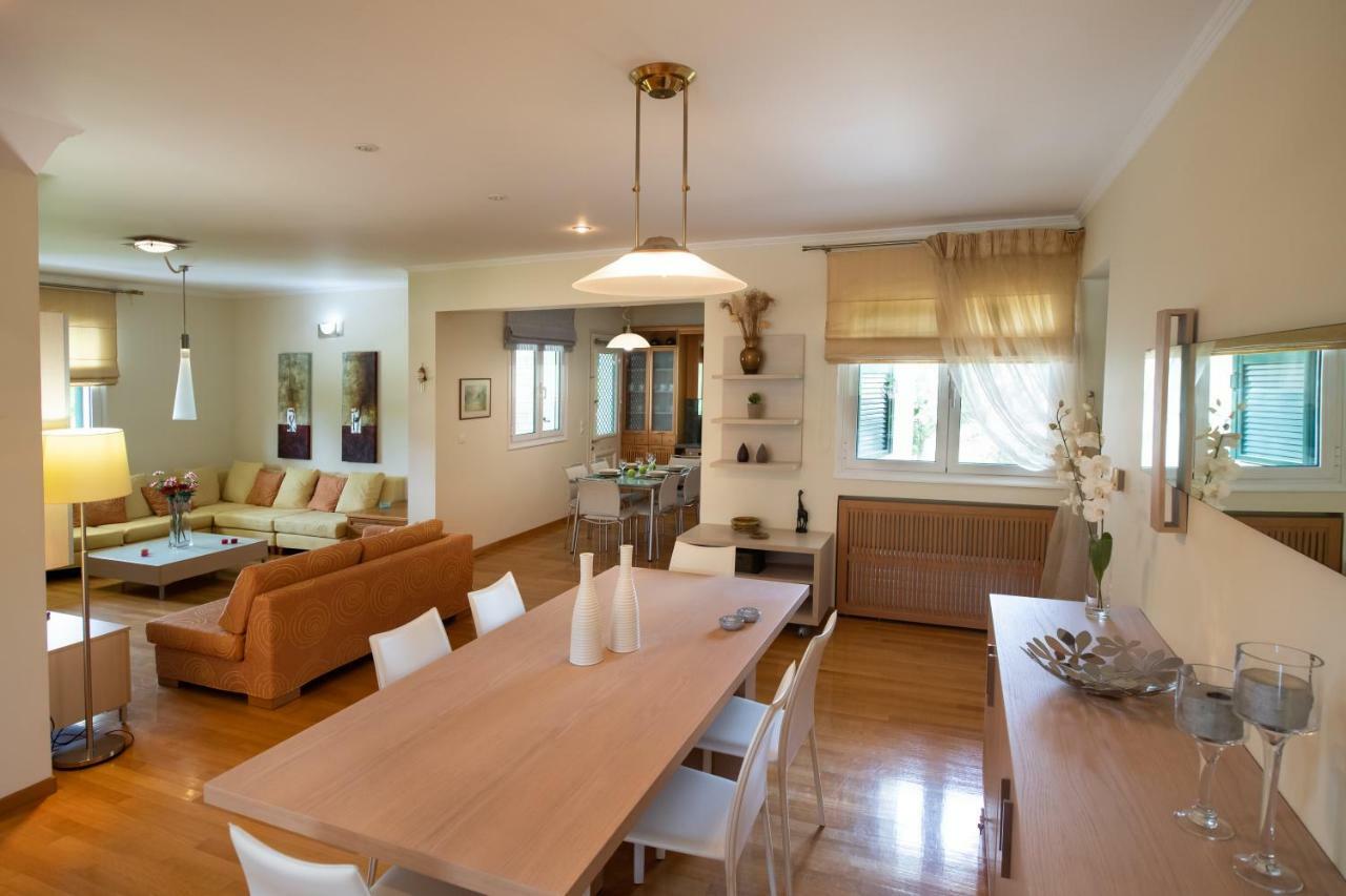 Violet Luxury Villa Kalligoni المظهر الخارجي الصورة